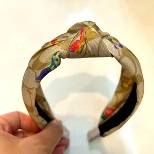 Coach knotted headband, never worn